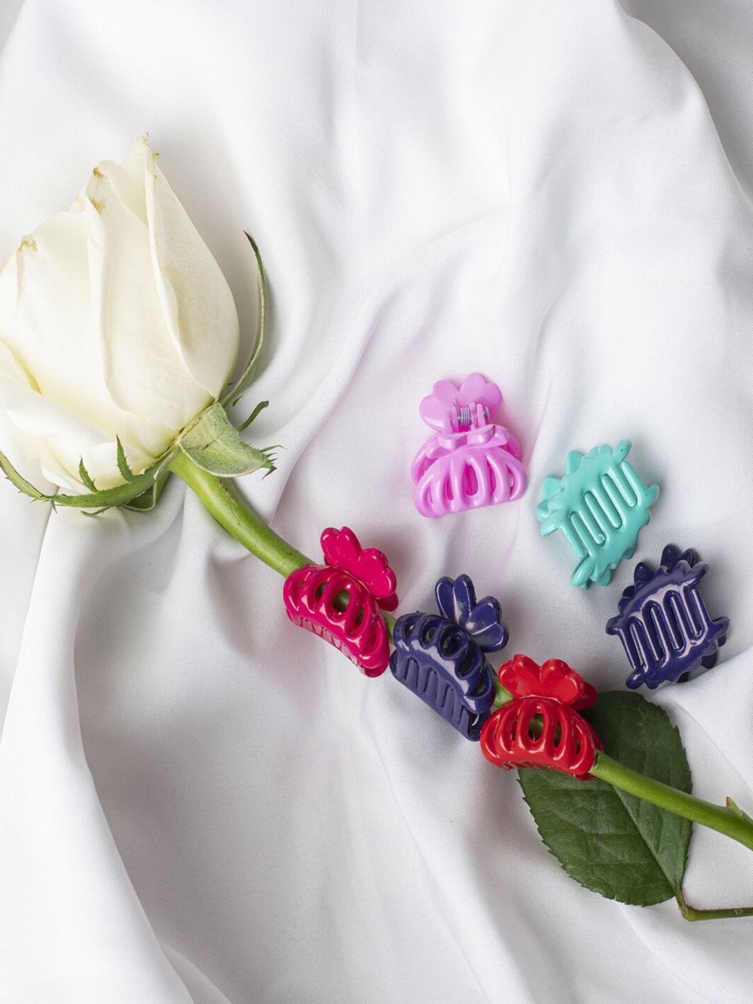 

Jewelz Girls Pink & Purple Set of 6 Claw Clip