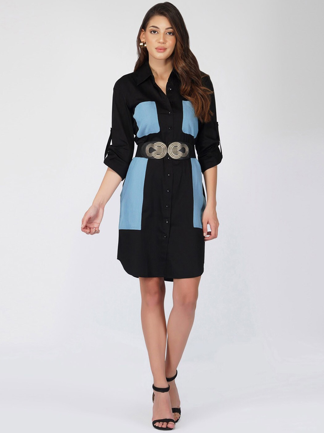 

CRUSSET Women Black Embellished Belt