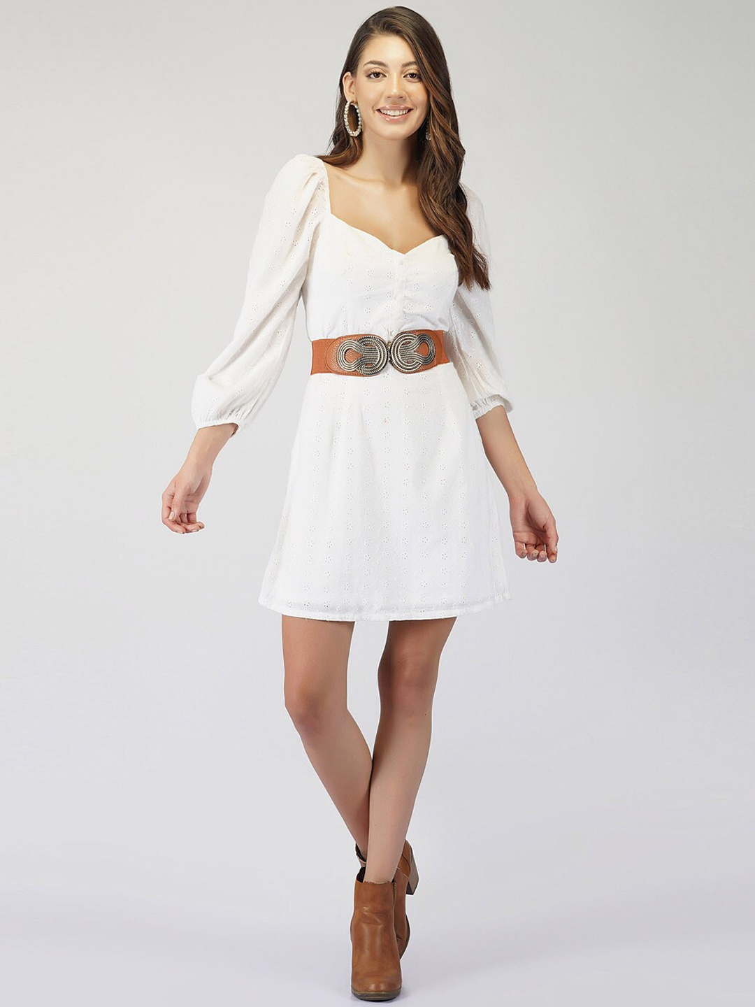 

CRUSSET Women Tan PU Belt