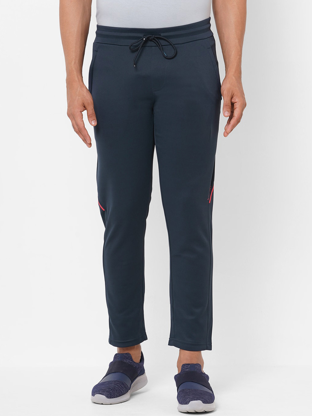 

Sweet Dreams Men Navy Blue Slim Fit Cotton Track Pants