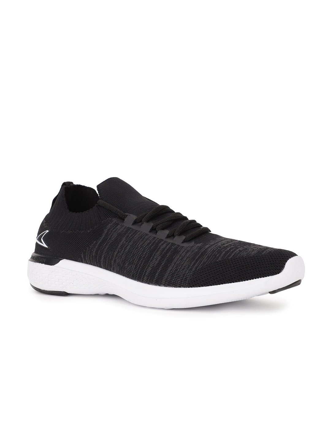 

Power Men Black Woven Design Sneakers