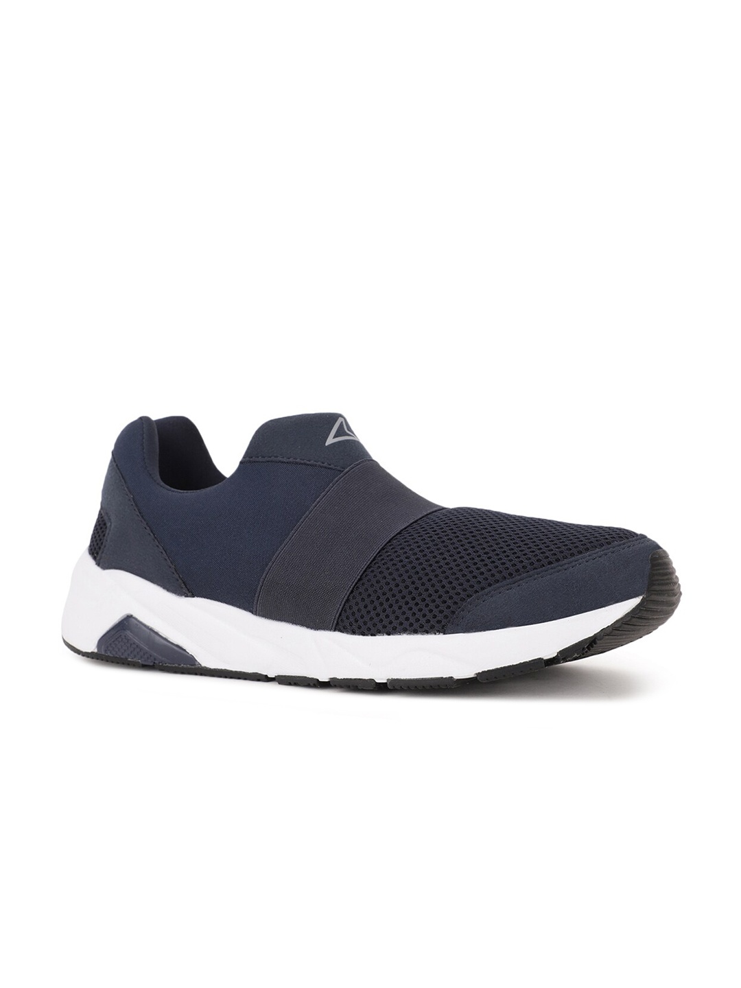 

Power Men Blue Woven Design Slip-On Sneakers