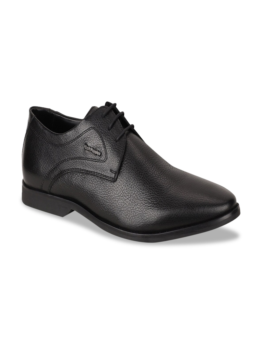 

Hush Puppies Men Black Formal Derbys Shoes