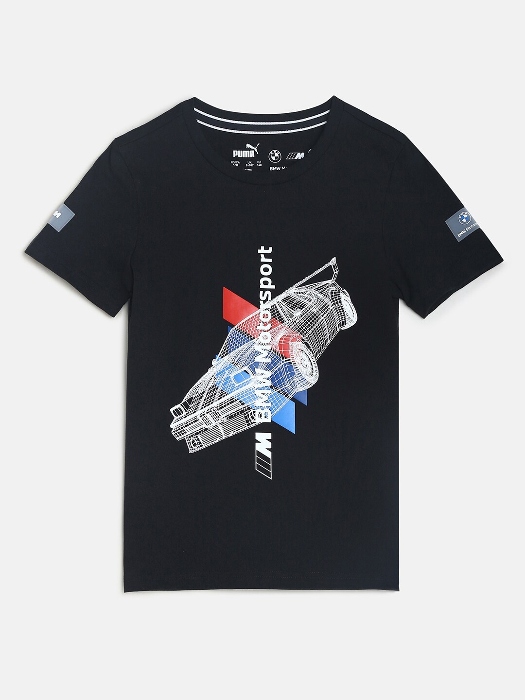

PUMA Motorsport Kids Black Printed T-shirt
