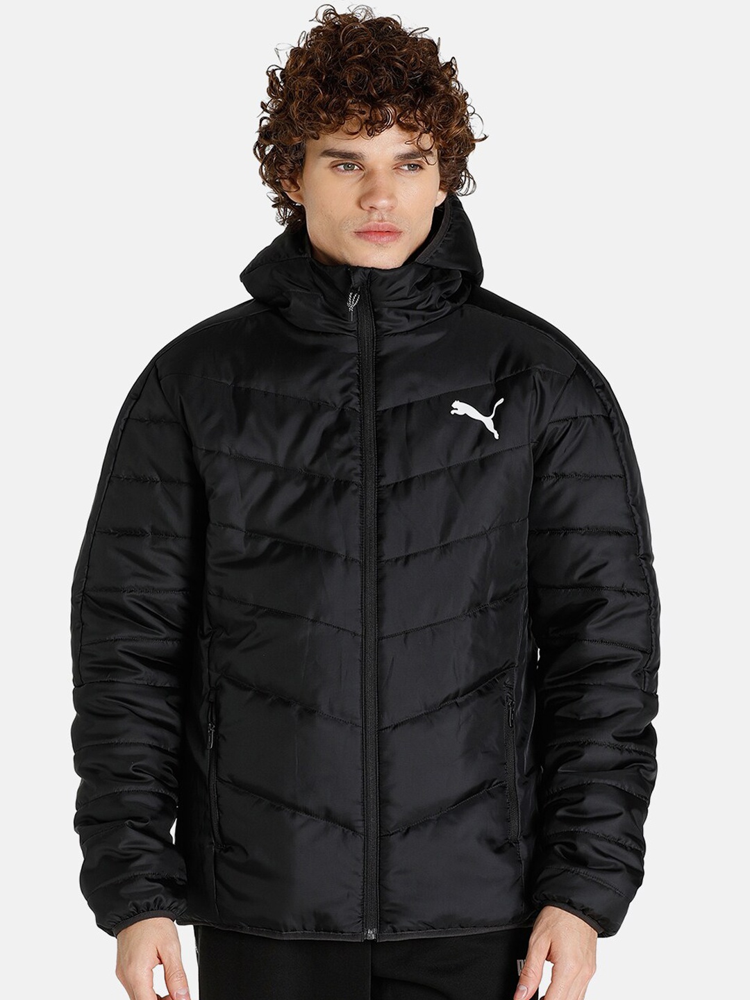 

Puma Men Black Padded Jacket