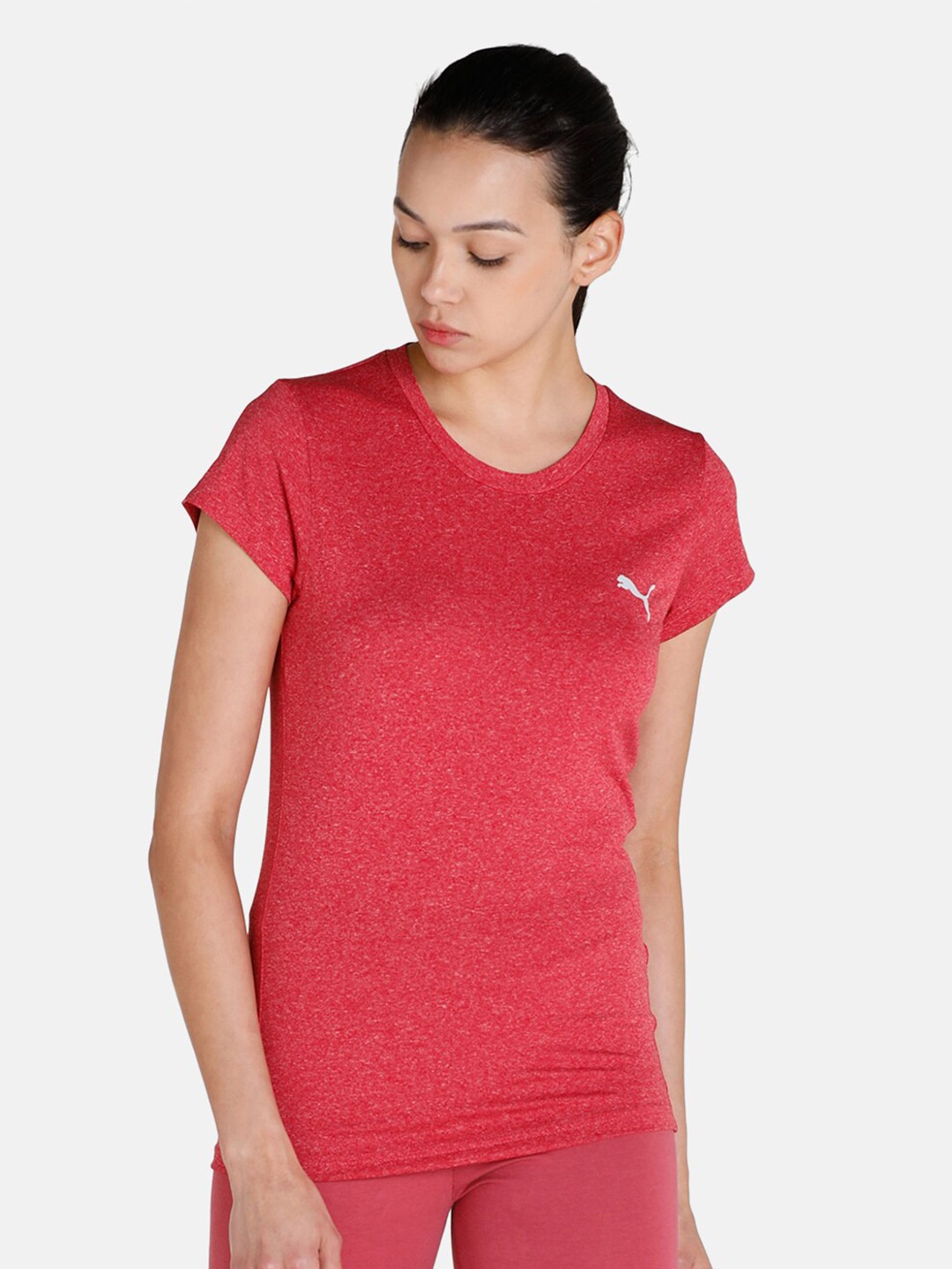 

Puma Women Slim Fit Active T-shirt, Pink