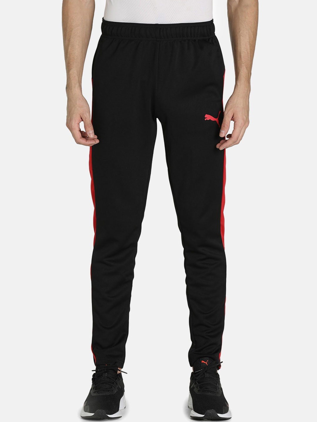 

Puma Men Blue Solid Slim-Fit Cotton Sustainable Track Pants