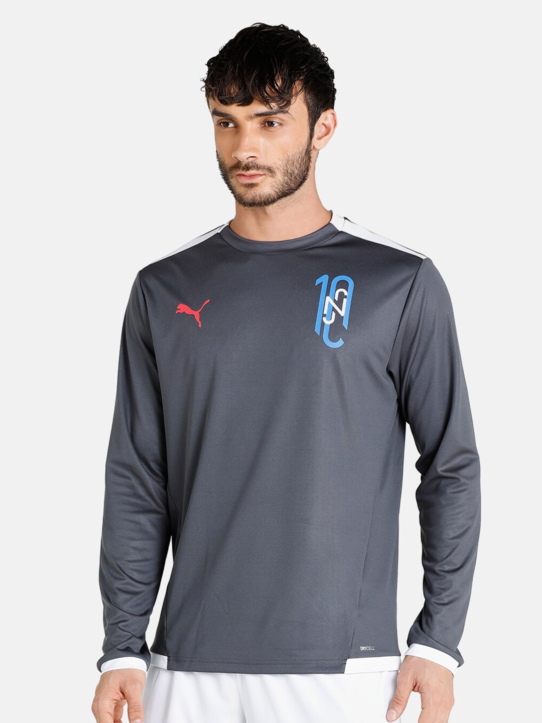 

Puma Men Black Neymar Jr. Futebol Jersey T-shirt