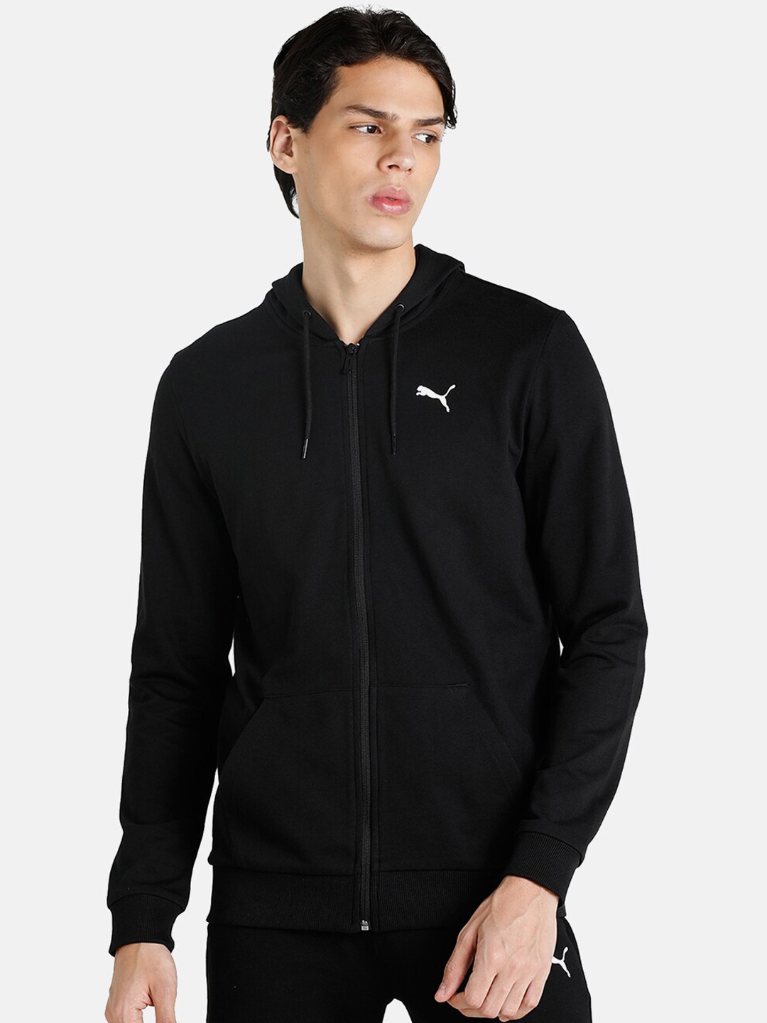 

Puma Men Slim Fit Sporty Track Jacket, Black