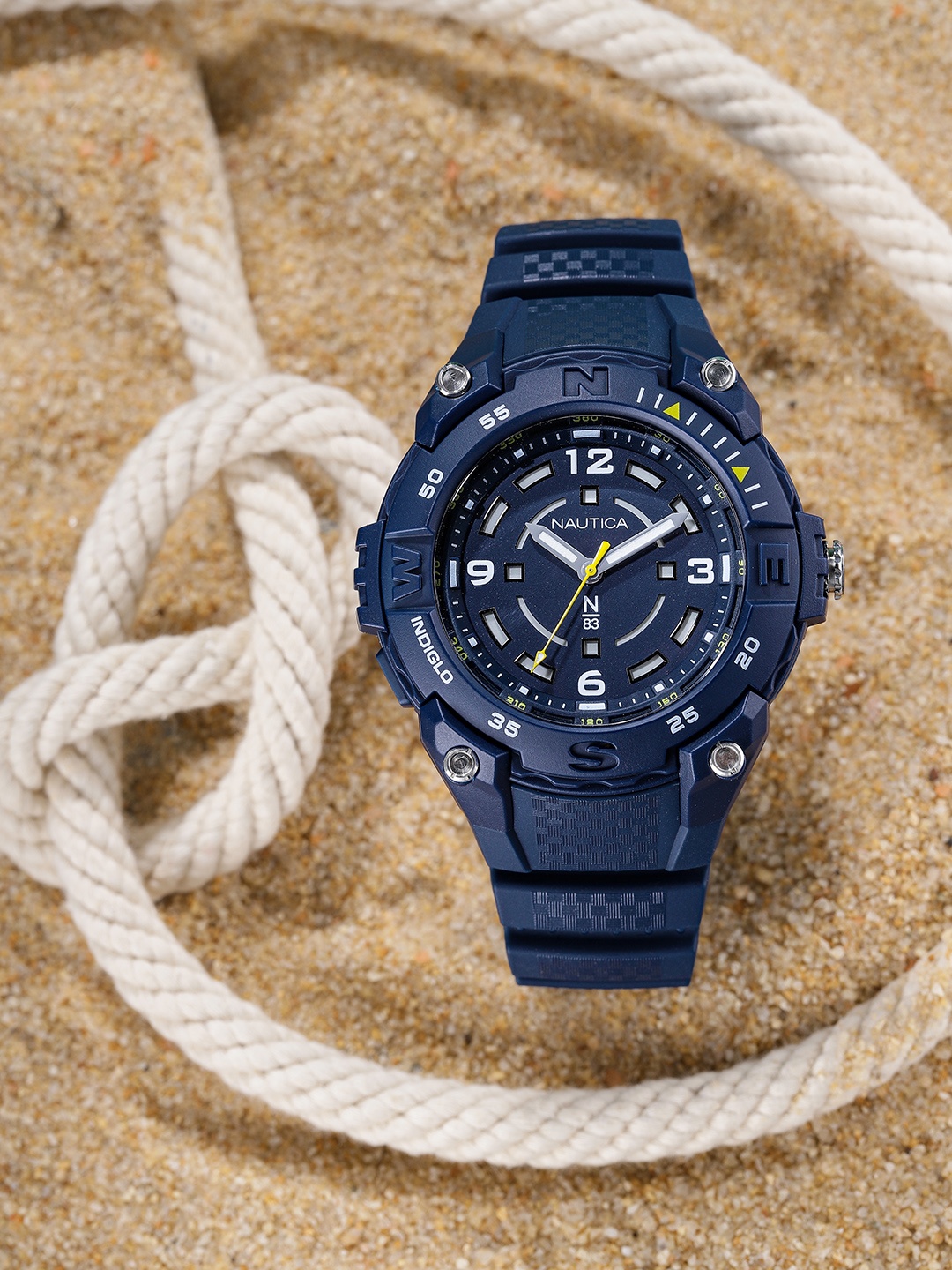 

Nautica Men Blue Patterned Analogue Watch NAPCNF003