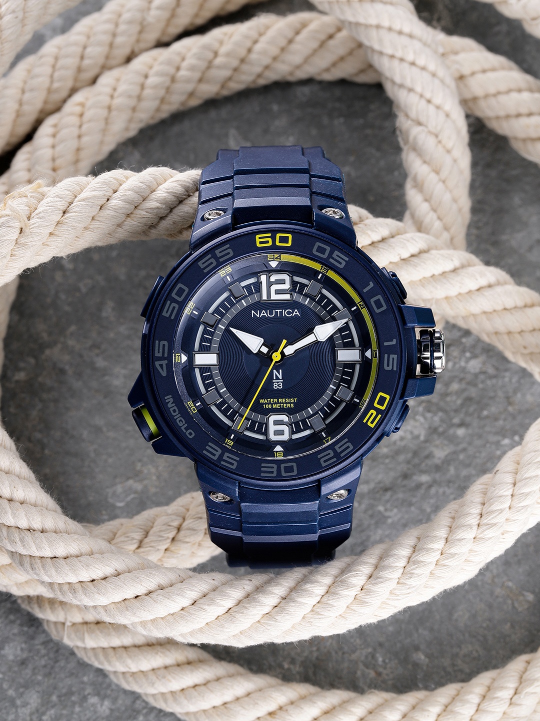

Nautica Men Blue Analogue Watch NAPCNF106