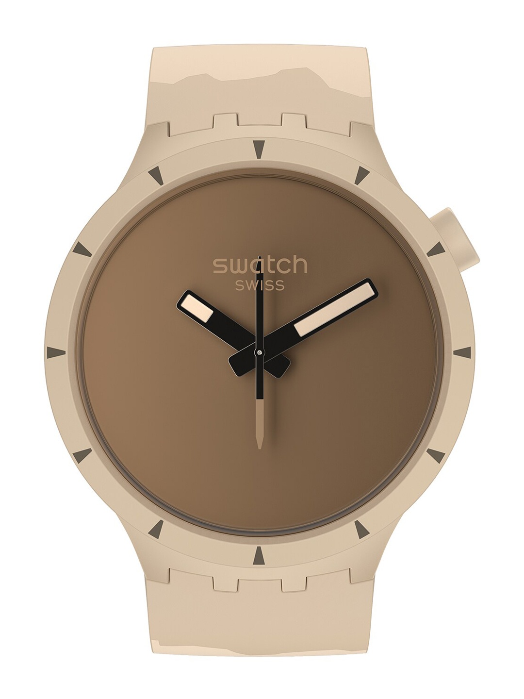 

Swatch Unisex Dial & Straps Analogue Watch SB03C101, Brown