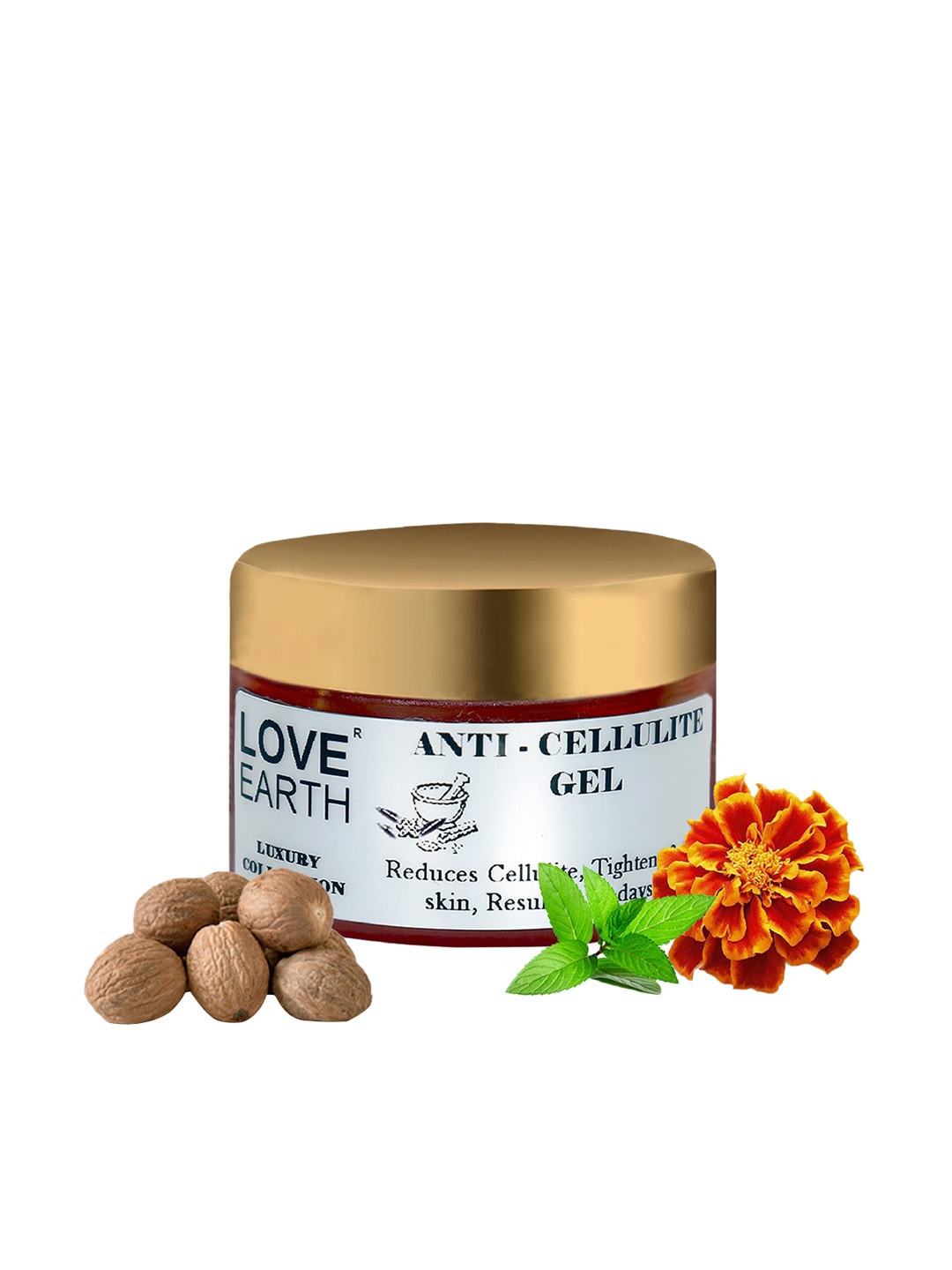 

LOVE EARTH Anti Cellulite Gel for Tightens & Firm Skin - 50 g, Orange