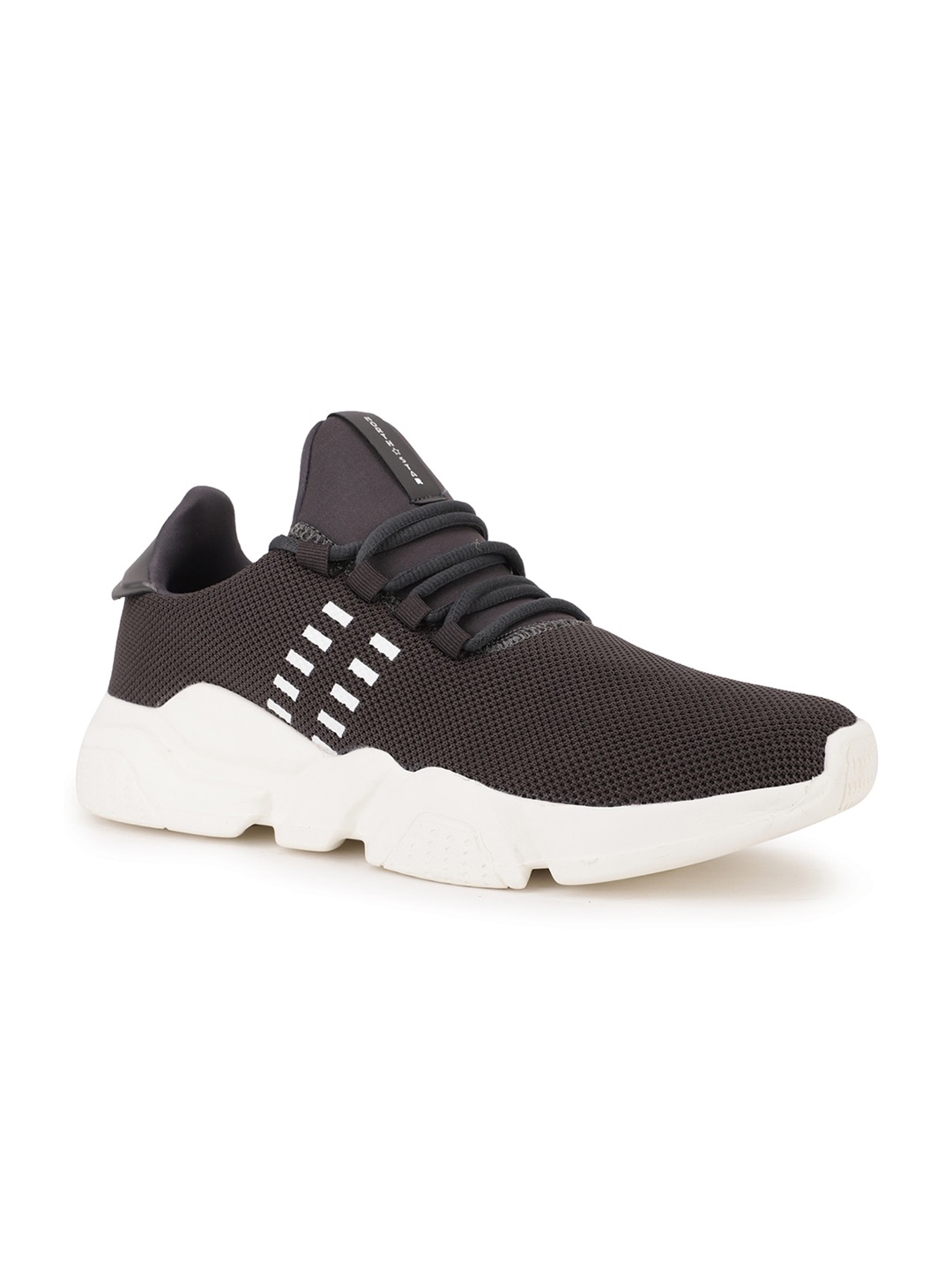 

North Star Men Grey Woven Design Sneakers
