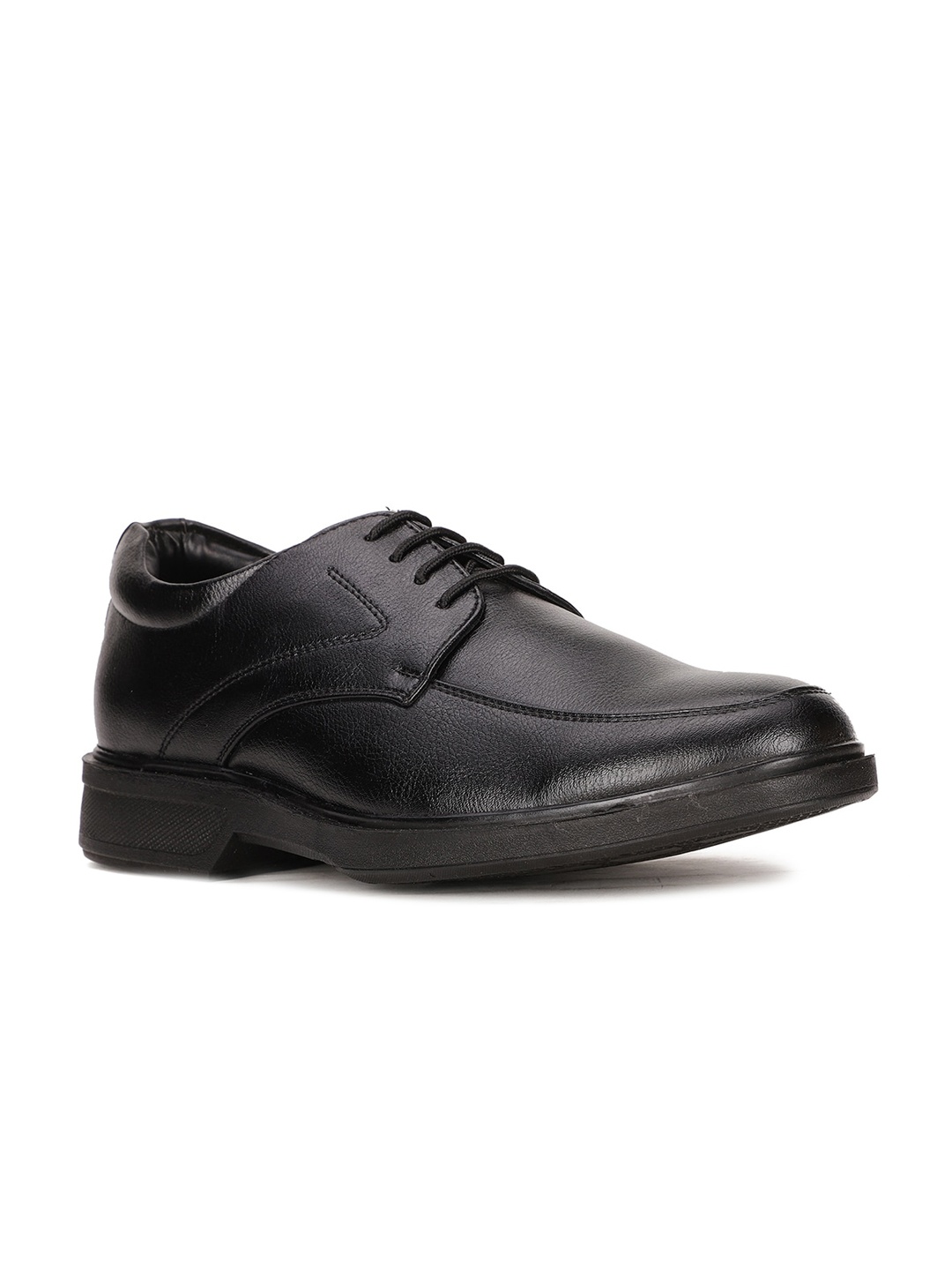 

Bata Men Black Solid Formal Derbys
