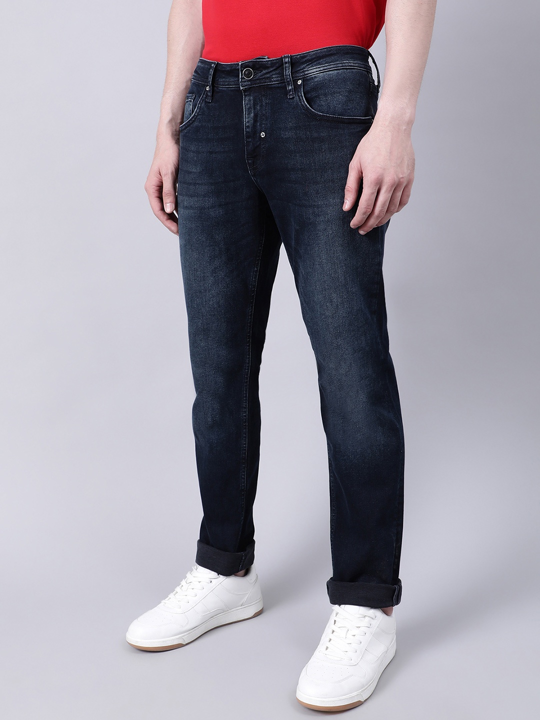 

Antony Morato Men Blue Slim Fit Light Fade Jeans