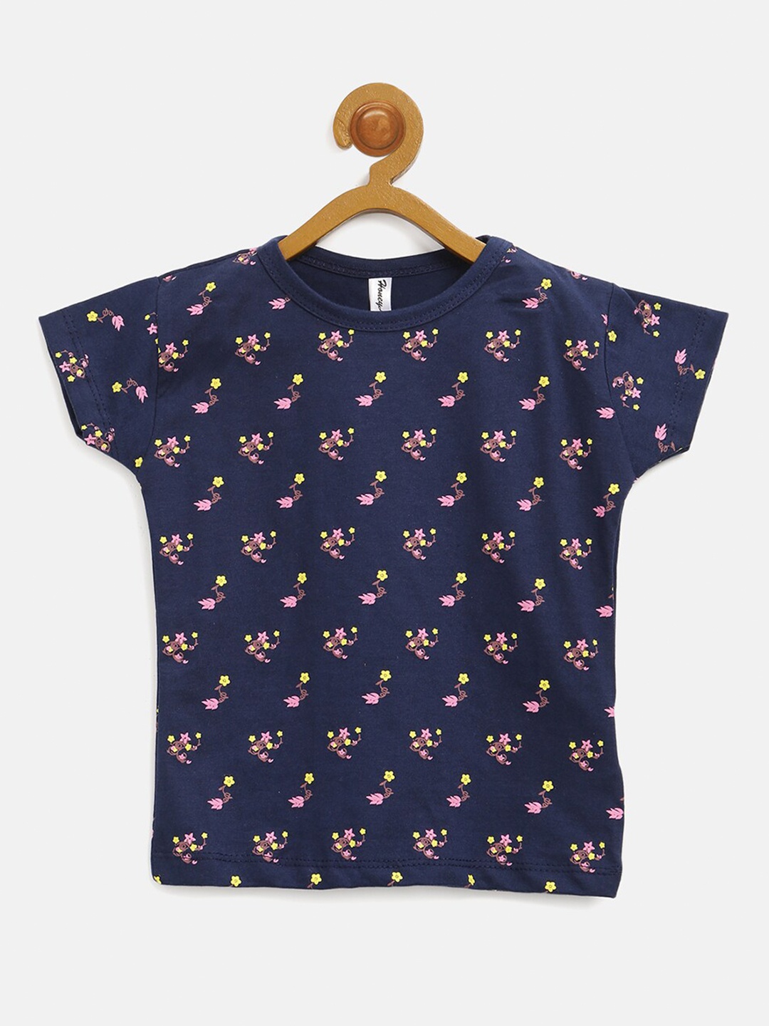 

V2 Value & Variety Girls Blue Print Top
