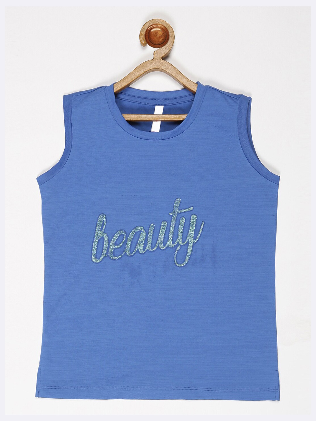 

V2 Value & Variety Girls Blue Print Top
