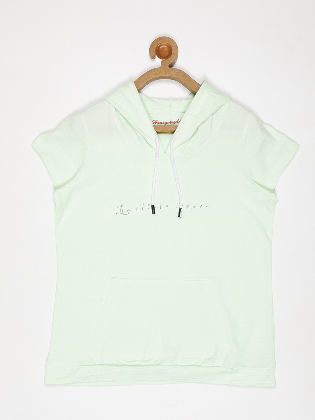 

V2 Value & Variety Girls Green Hooded Sweatshirt