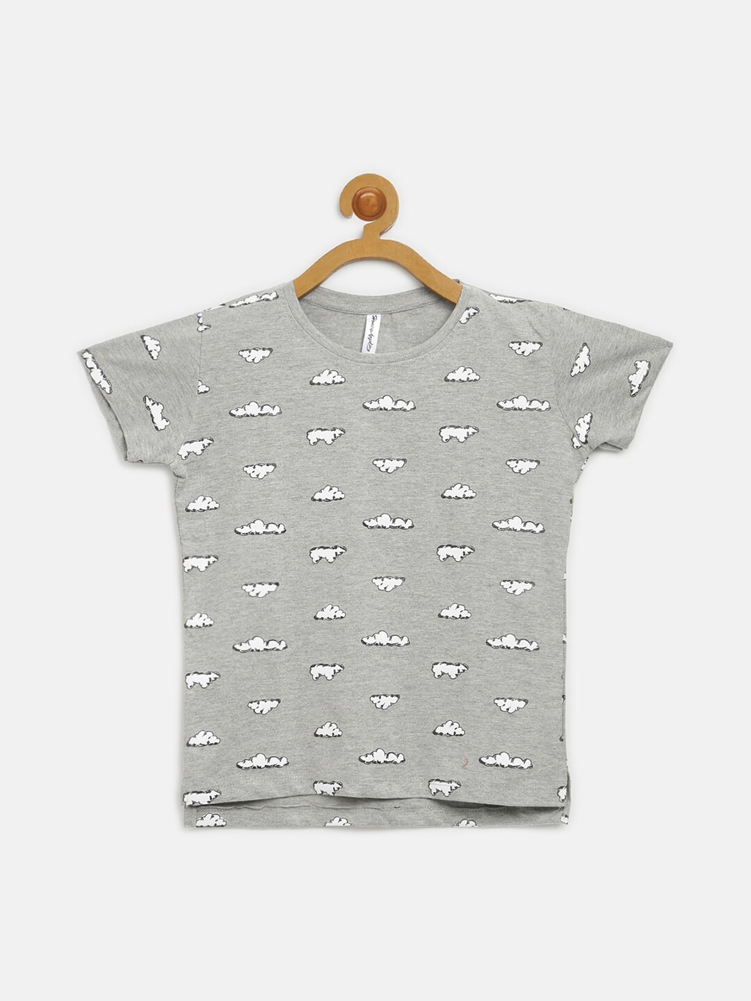 

V2 Value & Variety Girls Grey Printed Top