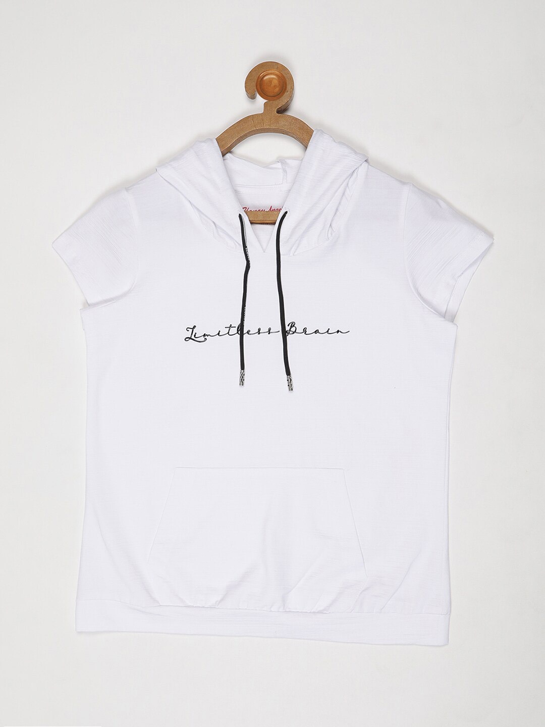 

V2 Value & Variety White Cowl Neck Boxy Top