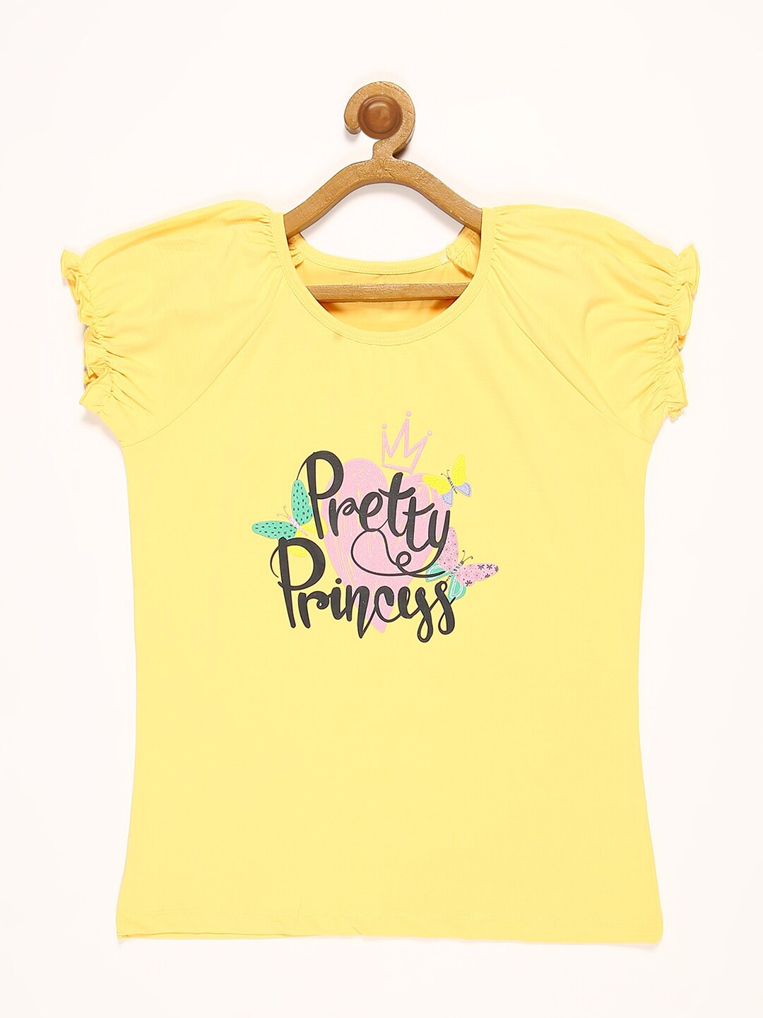 

V2 Value & Variety Yellow Print Top