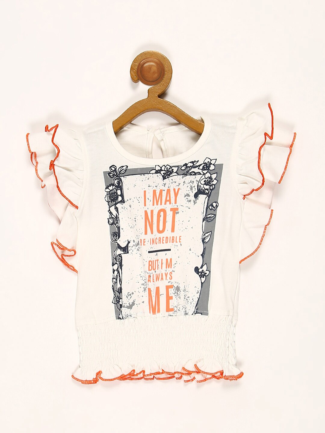 

V2 Value & Variety White Print Top