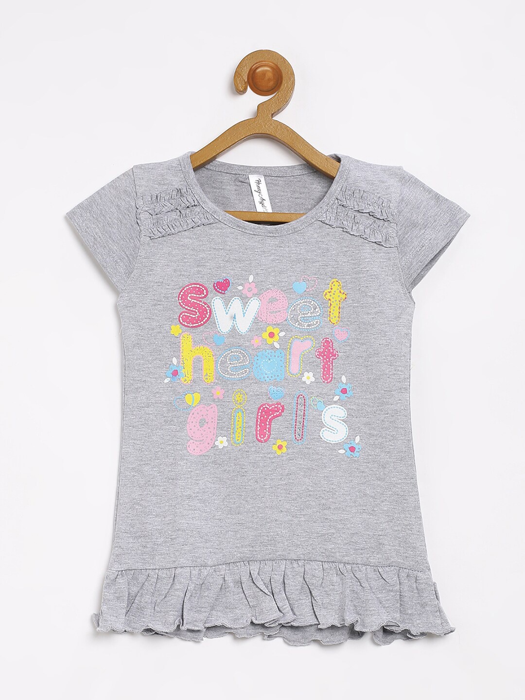

V2 Value & Variety Grey Print Top