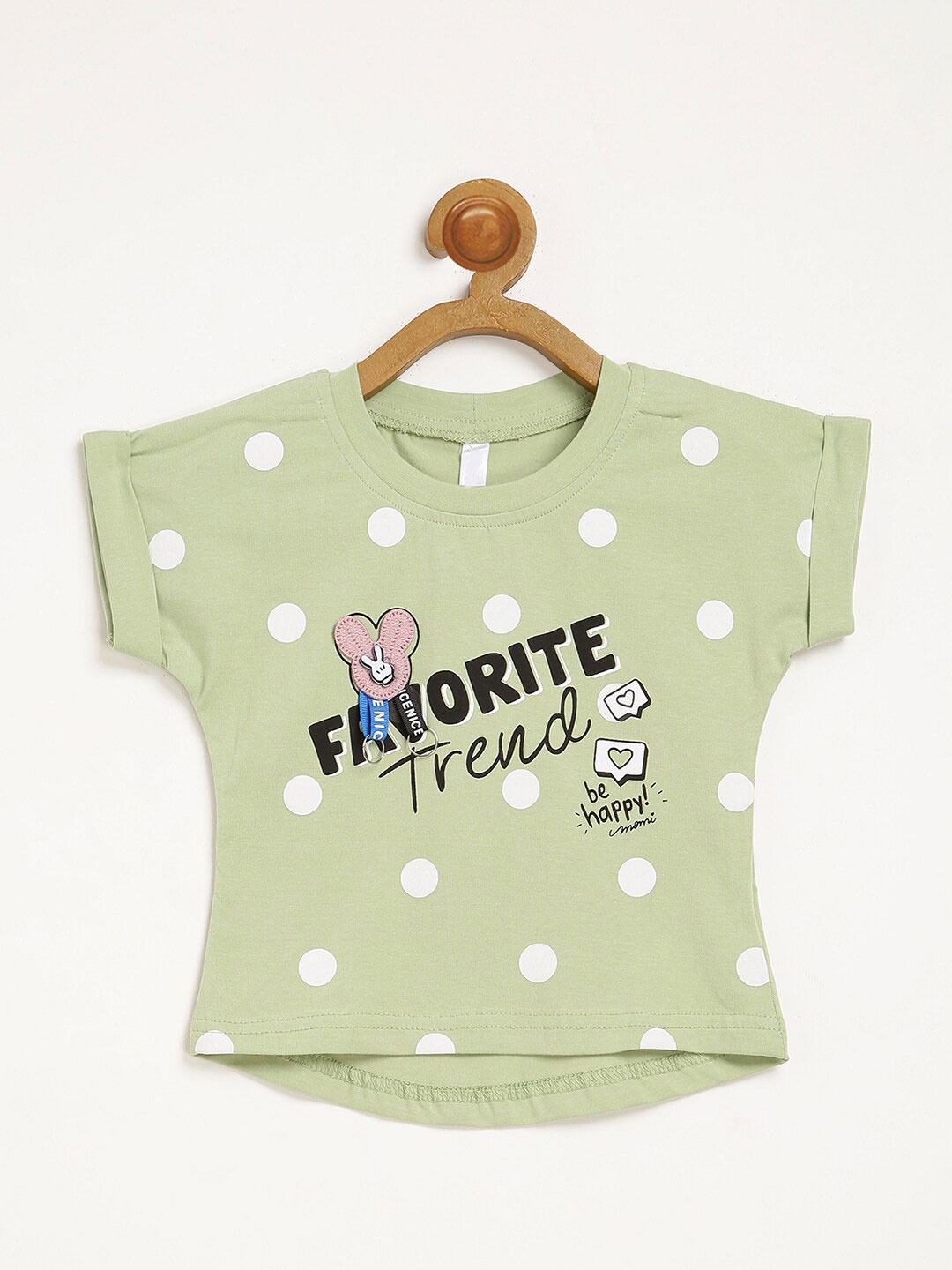 

V2 Value & Variety Girls Green Printed Top