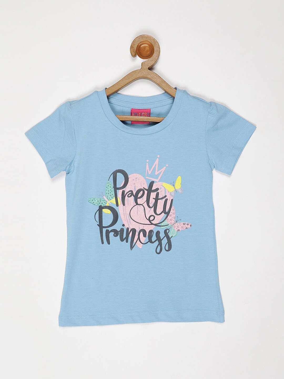 

V2 Value & Variety Girls Blue Printed Top