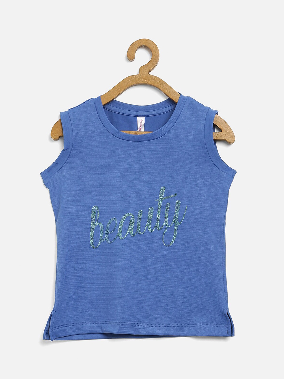 

V2 Value & Variety Girls Blue Printed Top