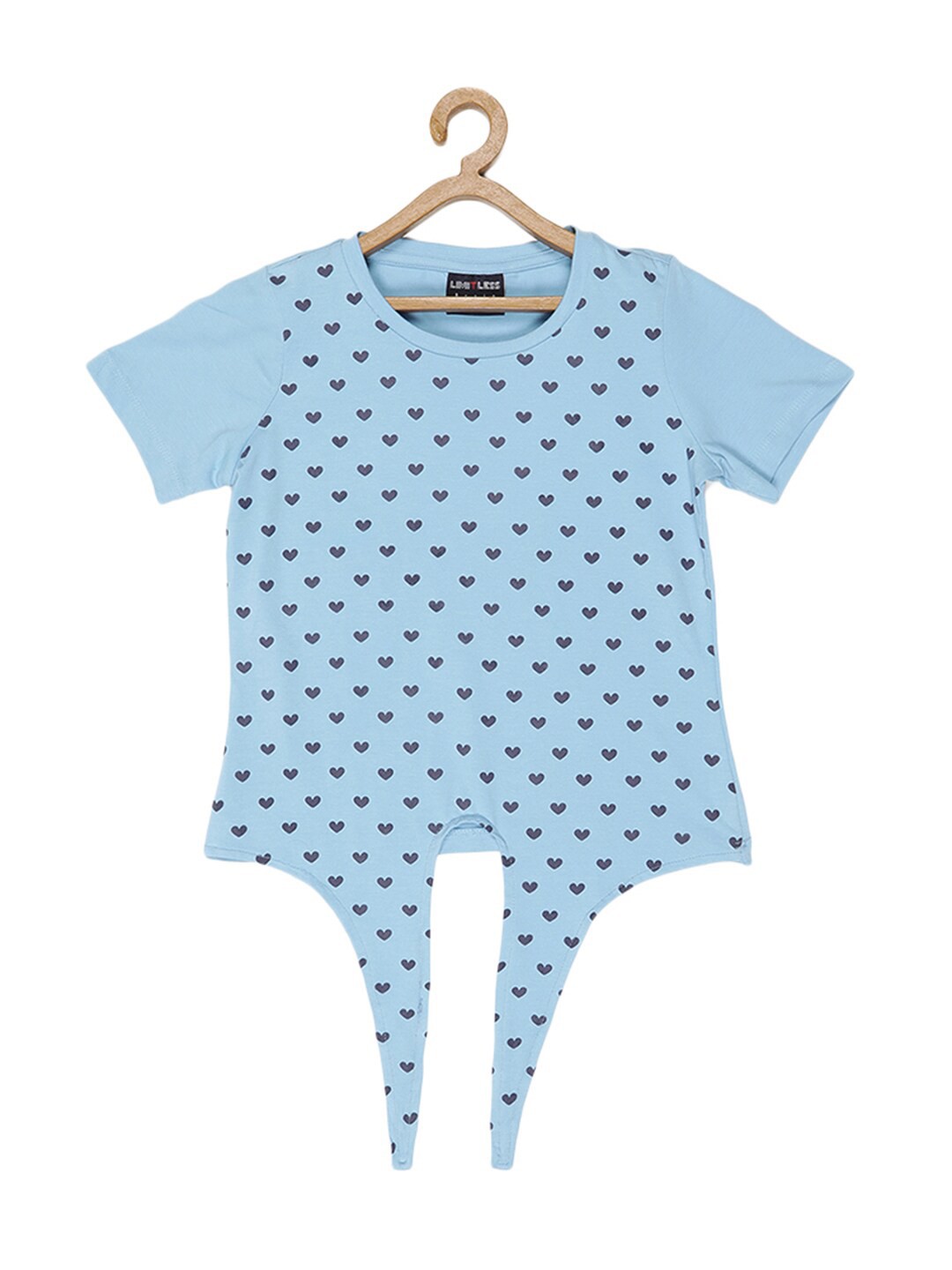 

V2 Value & Variety Girls Blue Printed Top
