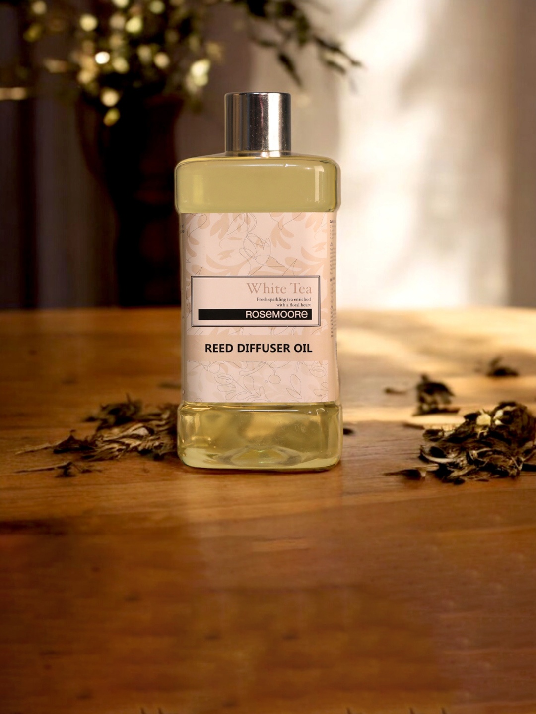 

Rosemoore White Tea Reed Diffuser Refill Aroma Oil 1Ltr, Transparent