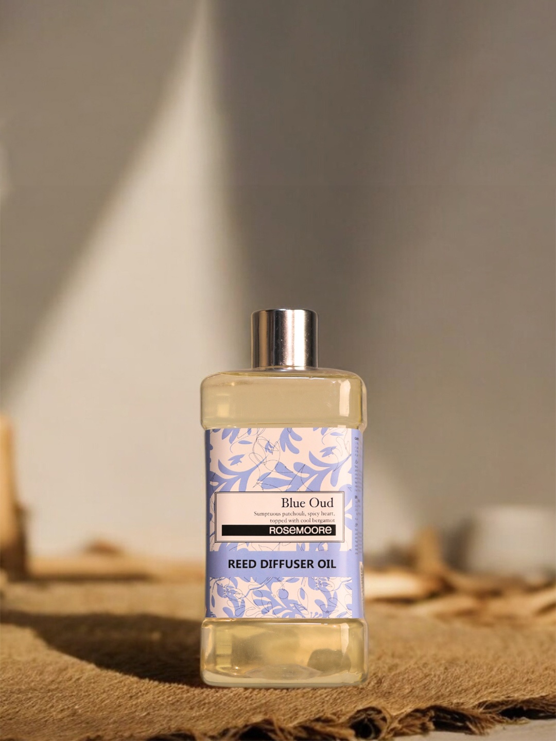 

Rosemoore Blue Oud Reed Diffuser Refill Aroma Oil 1Ltr, Transparent