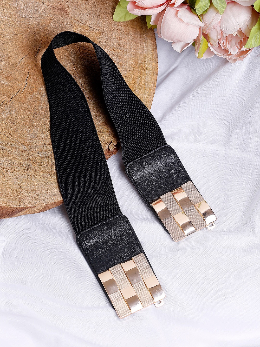 

YouBella Women Black Solid Casaul WaistBelt