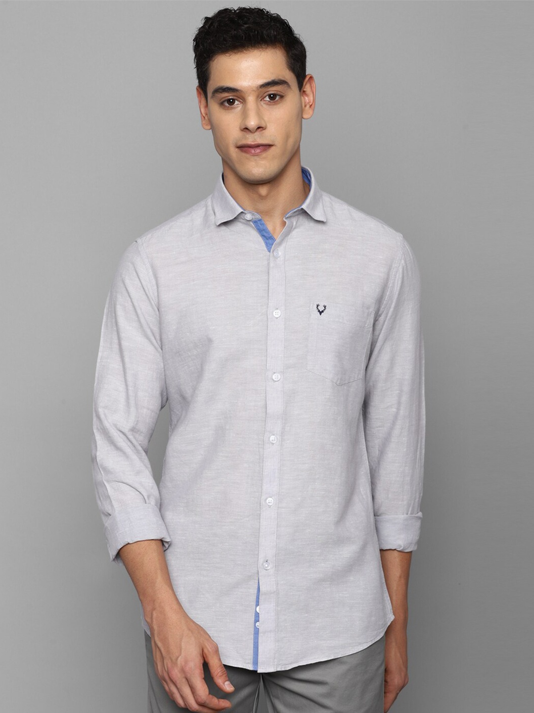

Allen Solly Men Blue Slim Fit Casual Shirt