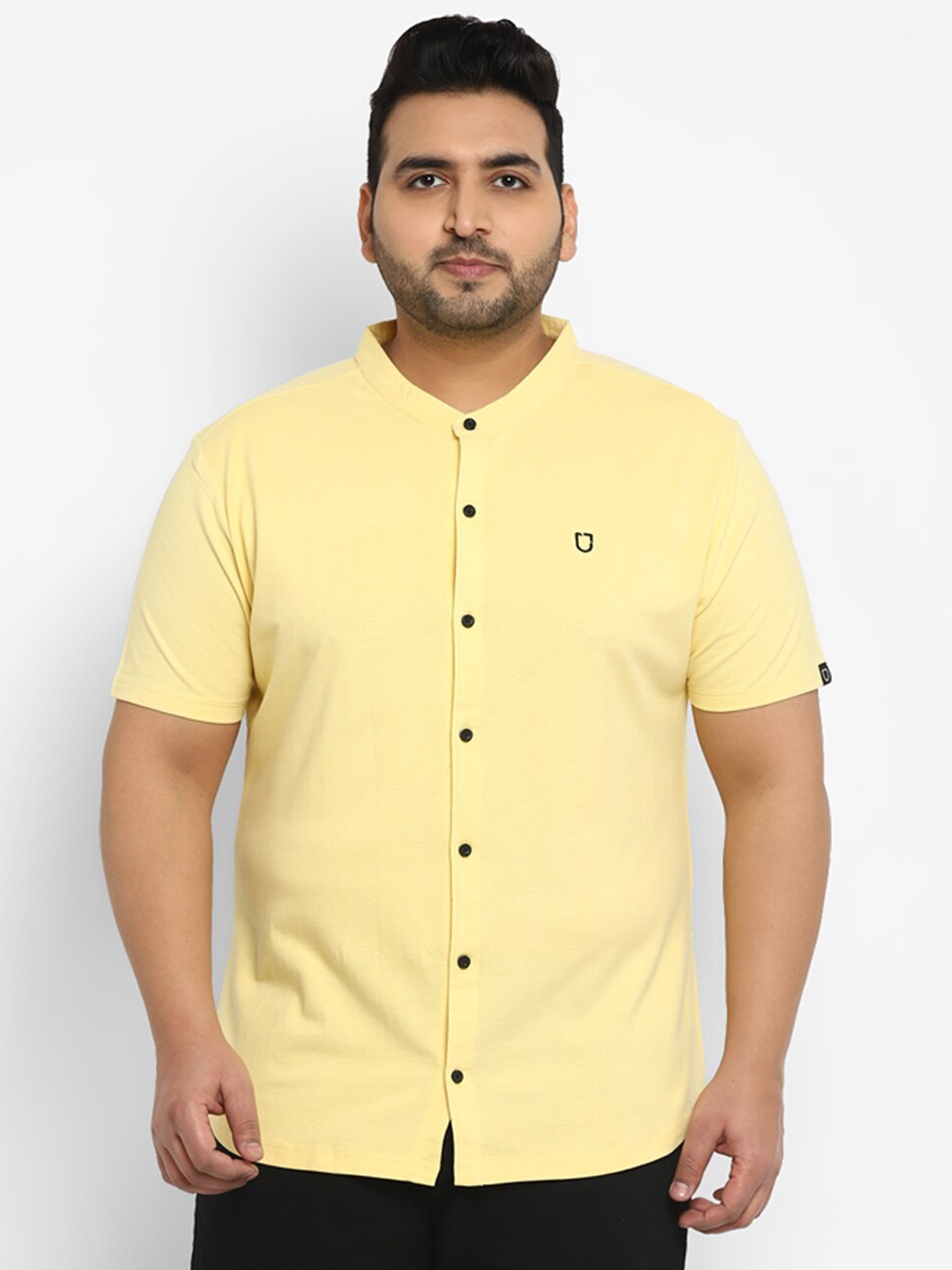 

Urbano Plus Men Yellow Casual Shirt