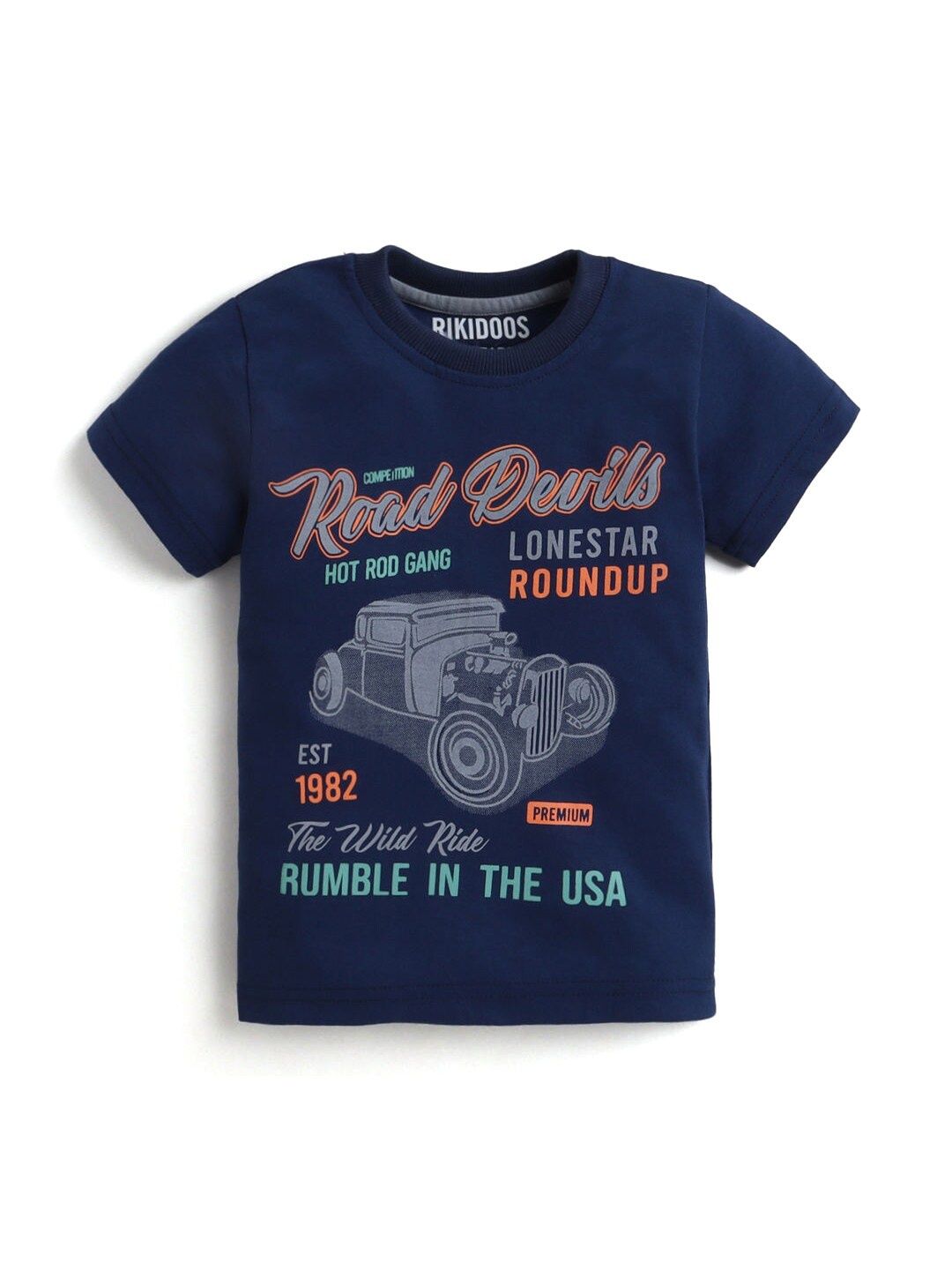 

Hopscotch Boys Navy Blue T-shirt