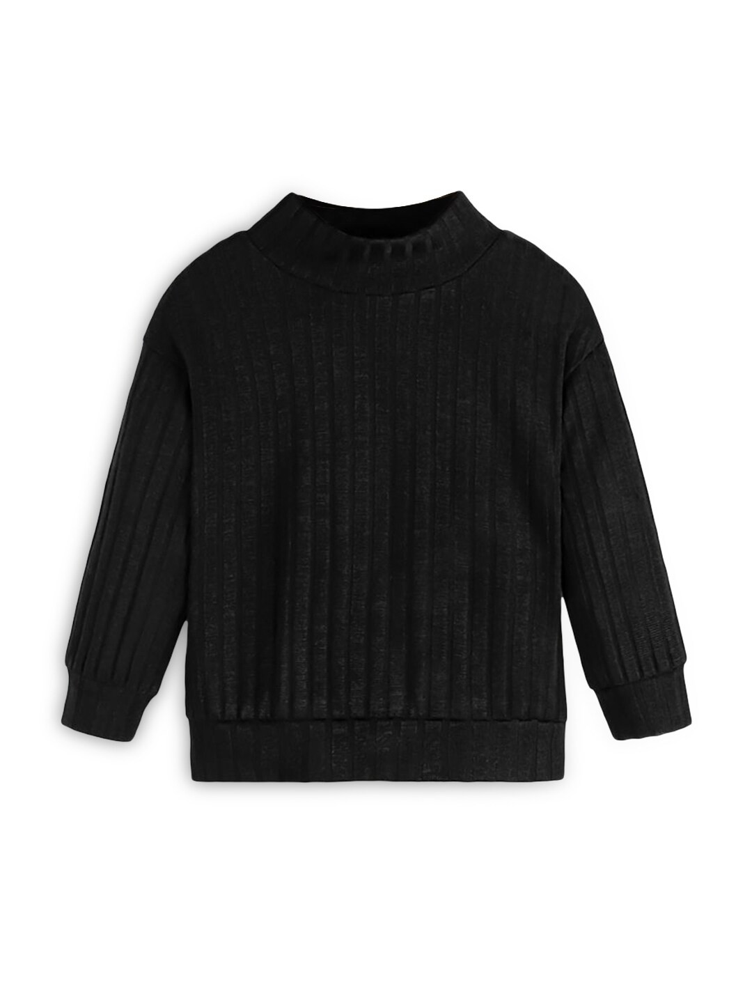 

Hopscotch Black High Neck Top