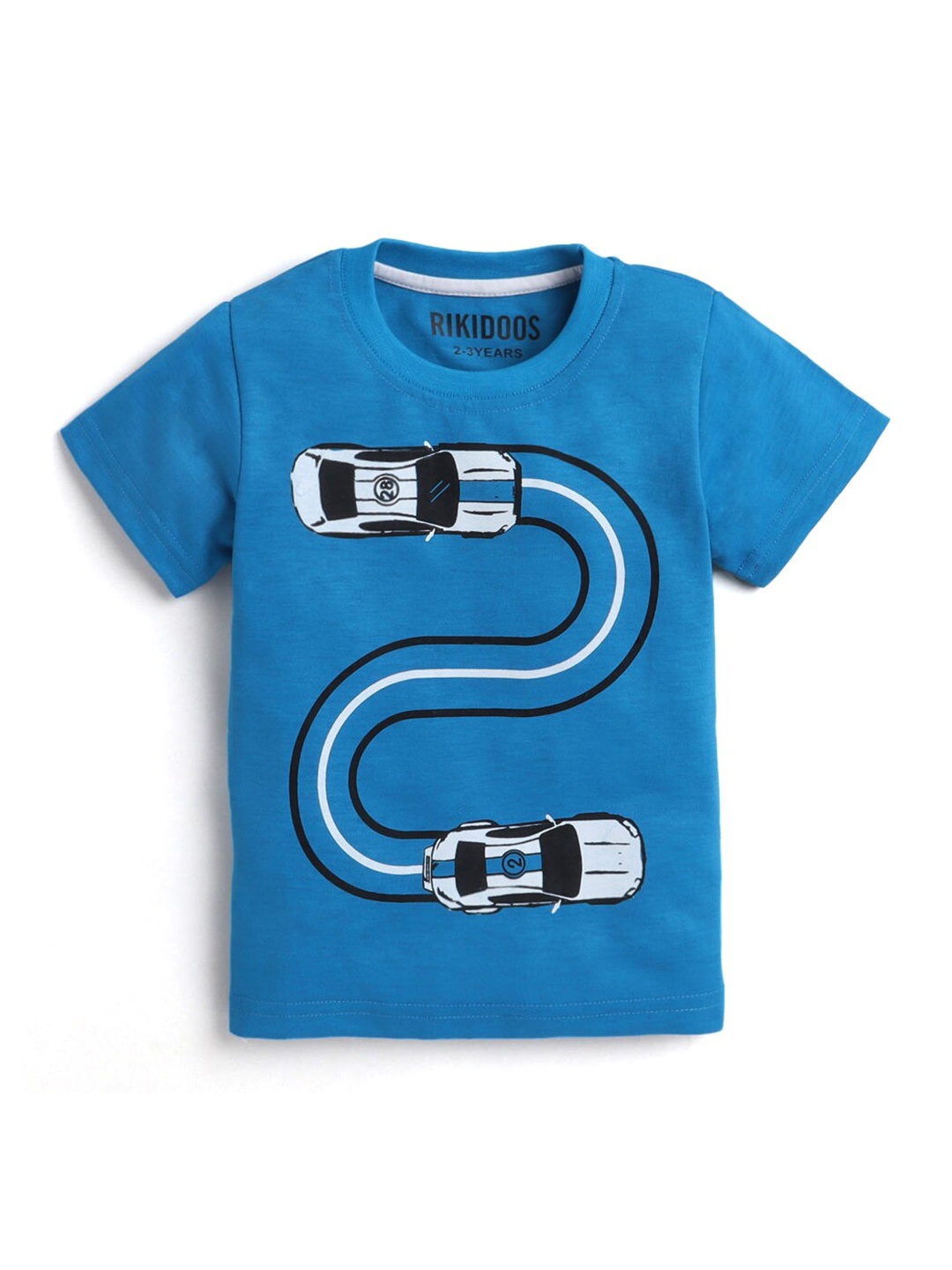 

Hopscotch Boys Green Printed T-shirt