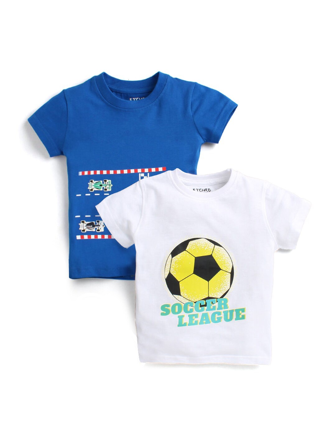 

Hopscotch Boys Multicoloured 2 Printed T-shirt, Multi