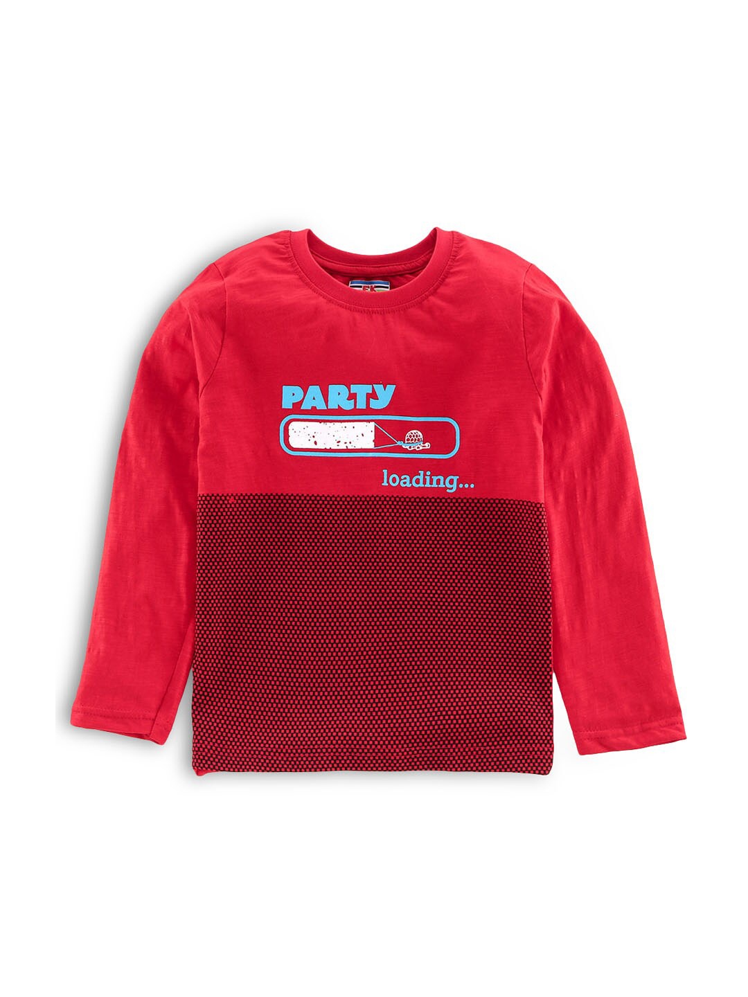 

Hopscotch Boys Red Printed T-shirt