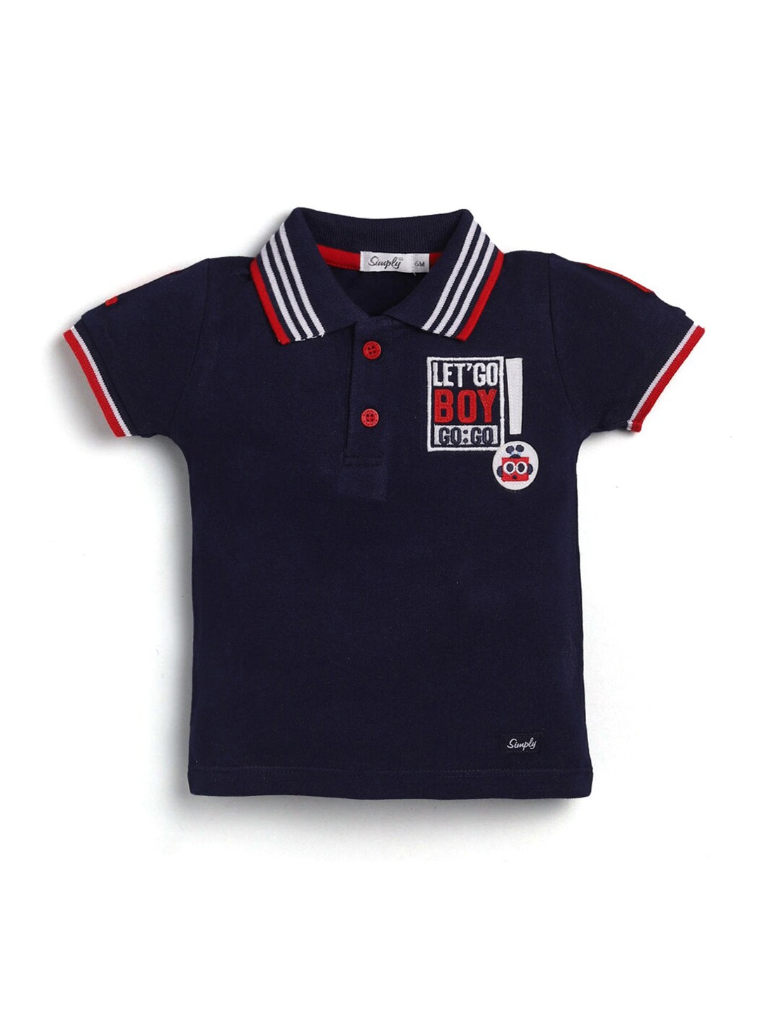

Hopscotch Boys Yellow Polo Collar T-shirt