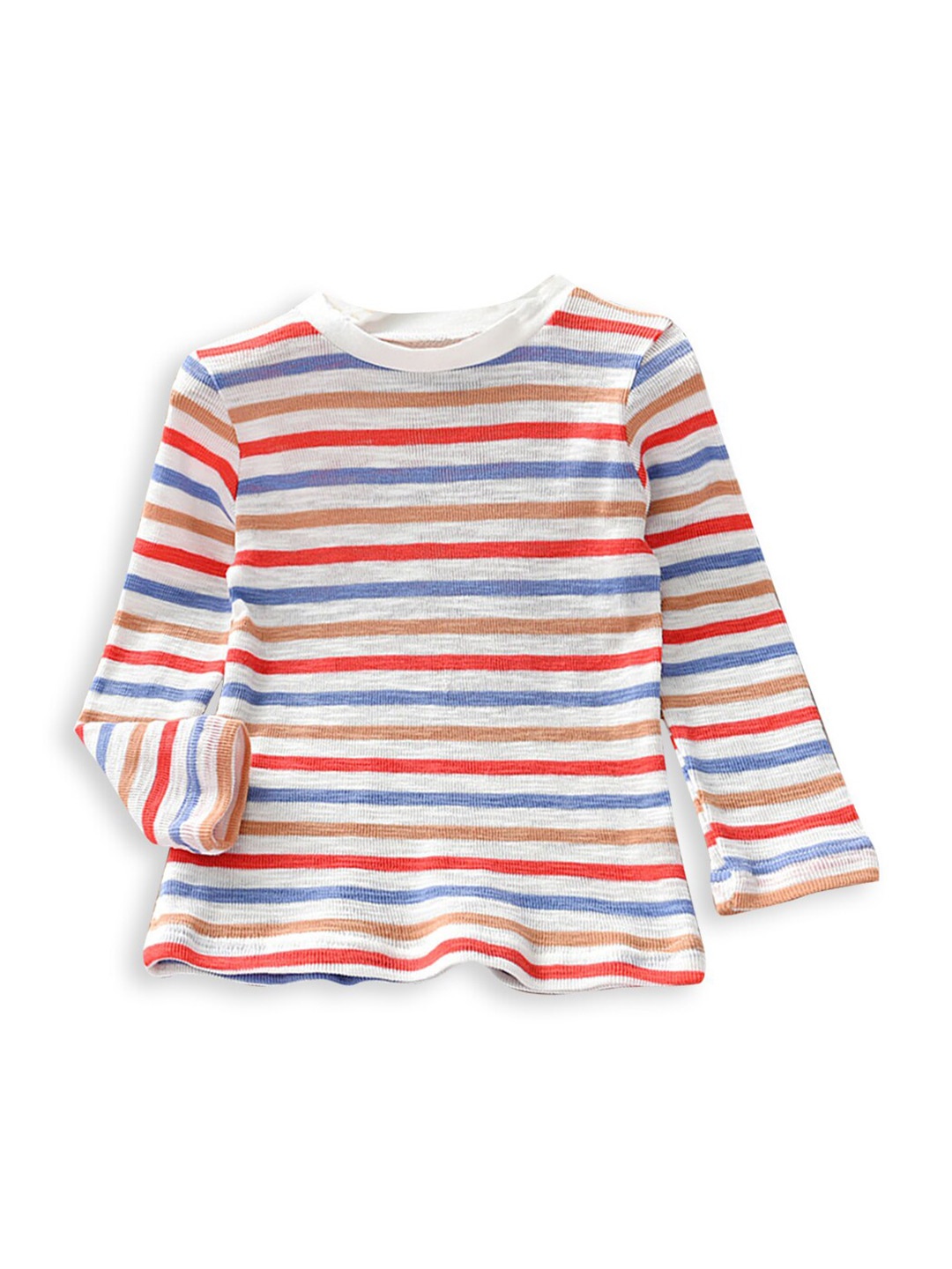 

Hopscotch Girls Red Striped T-shirt 90% Cotton