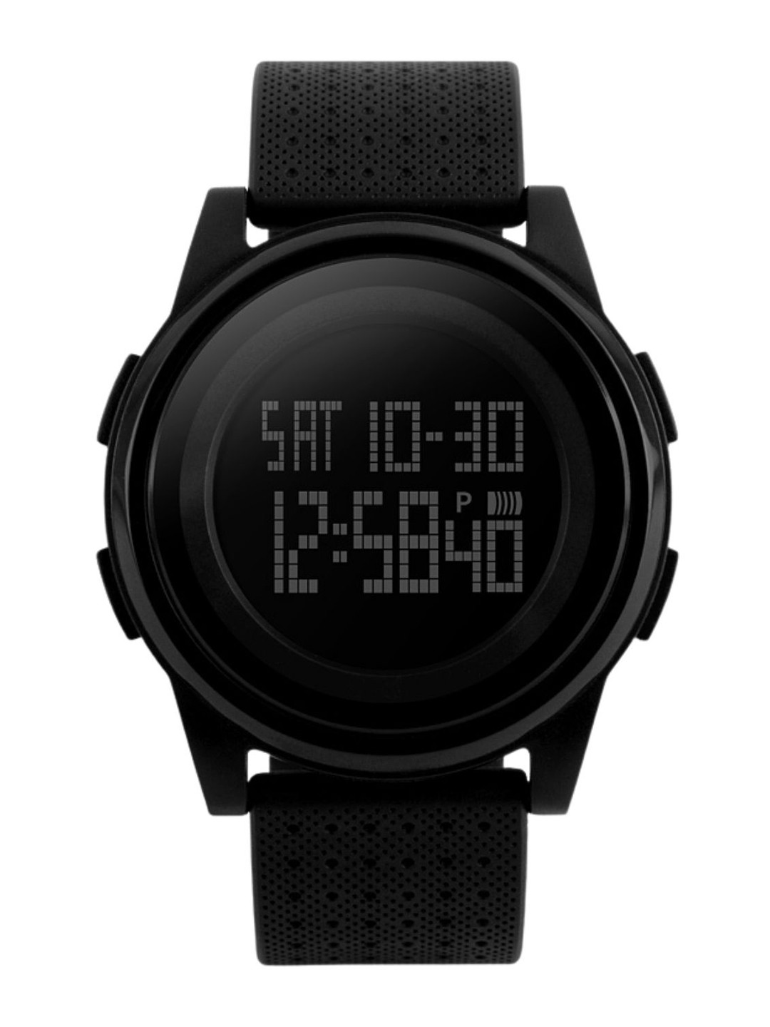 

Skmei Unisex Black Dial & Black Straps Digital Multi Function Watch