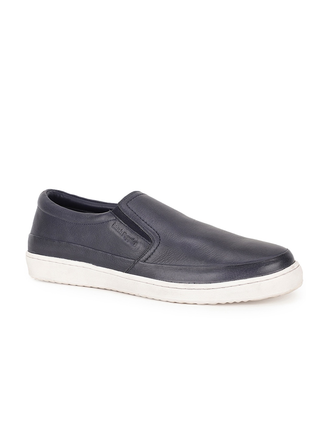 

Hush Puppies Men Blue Leather Slip-On Sneakers