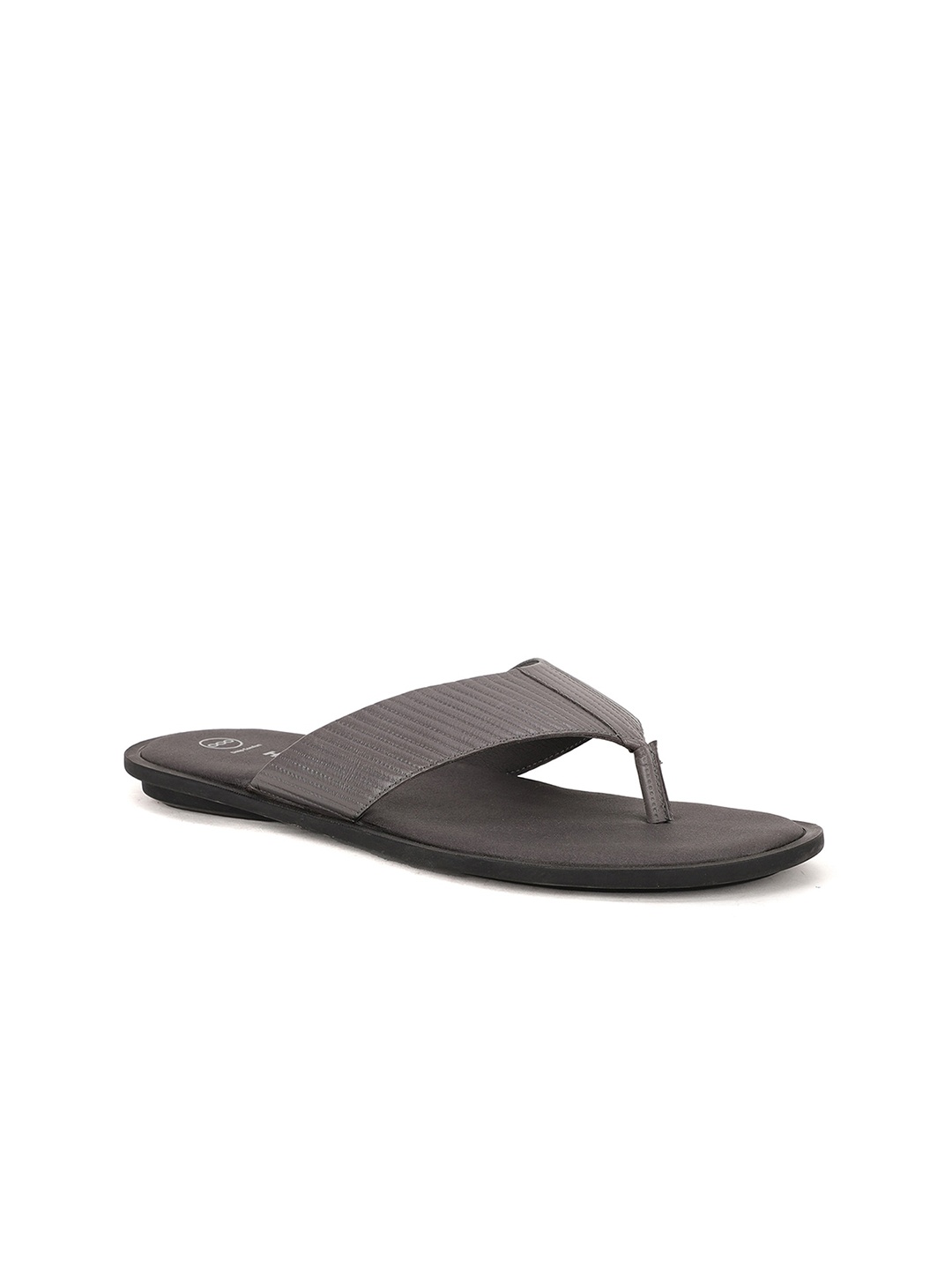 

Hush Puppies Men Grey T-Strap Flats