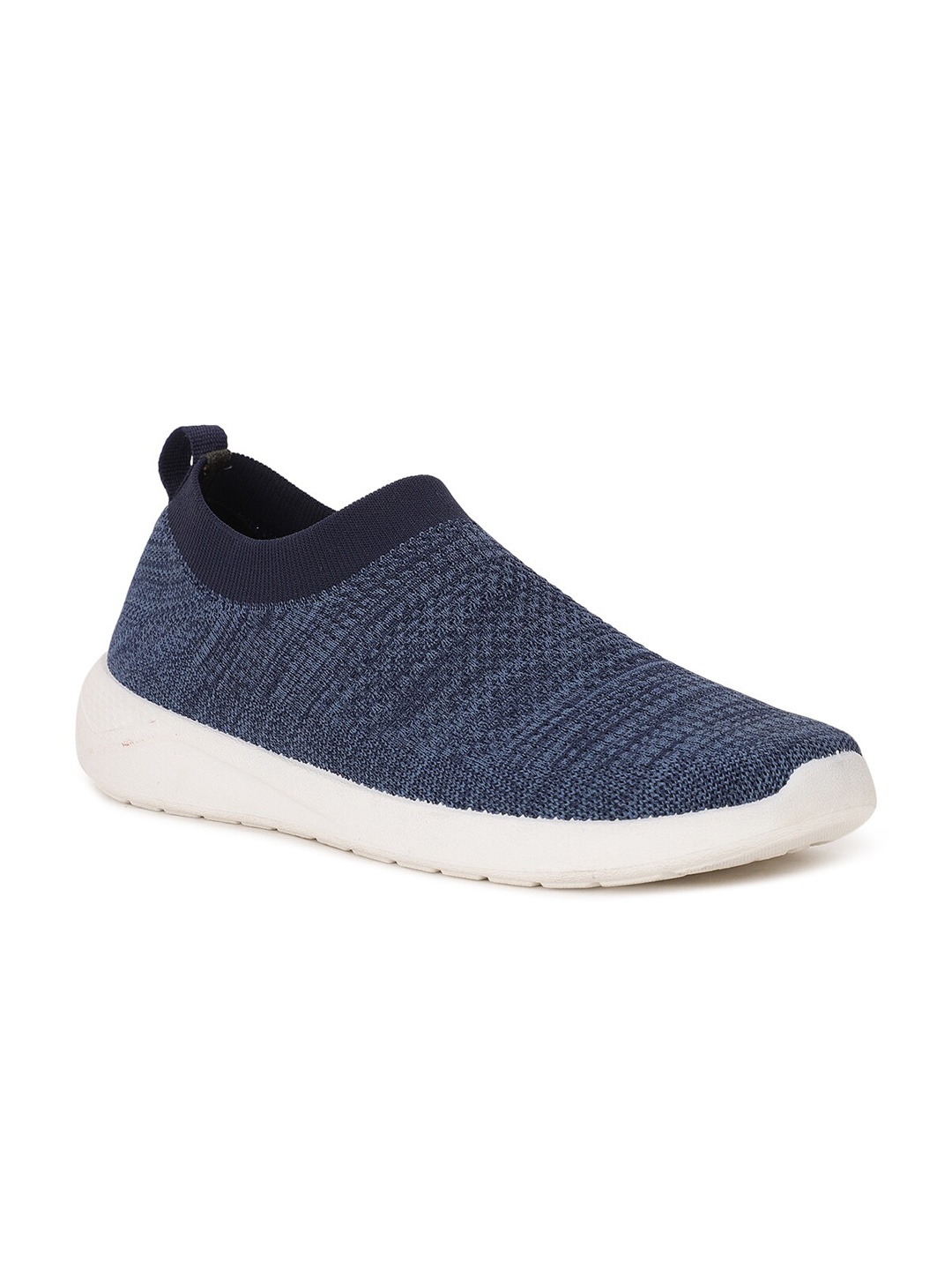 

Bata Men Blue Woven Design Slip-On Sneakers