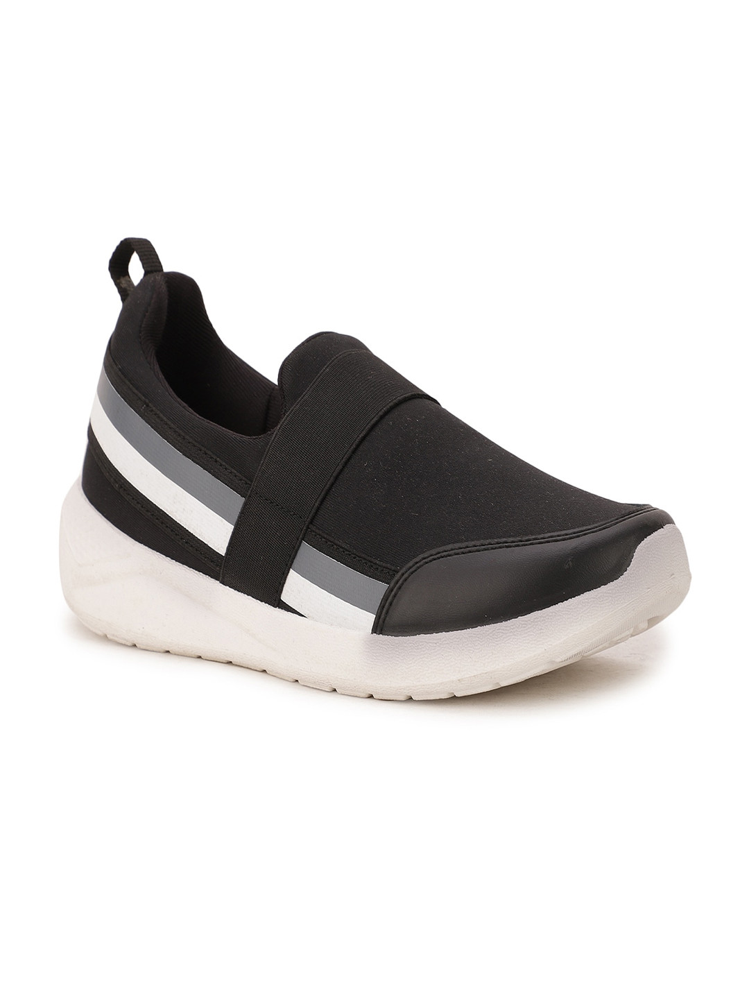 

Bata Men Blue Striped Slip-On Sneakers