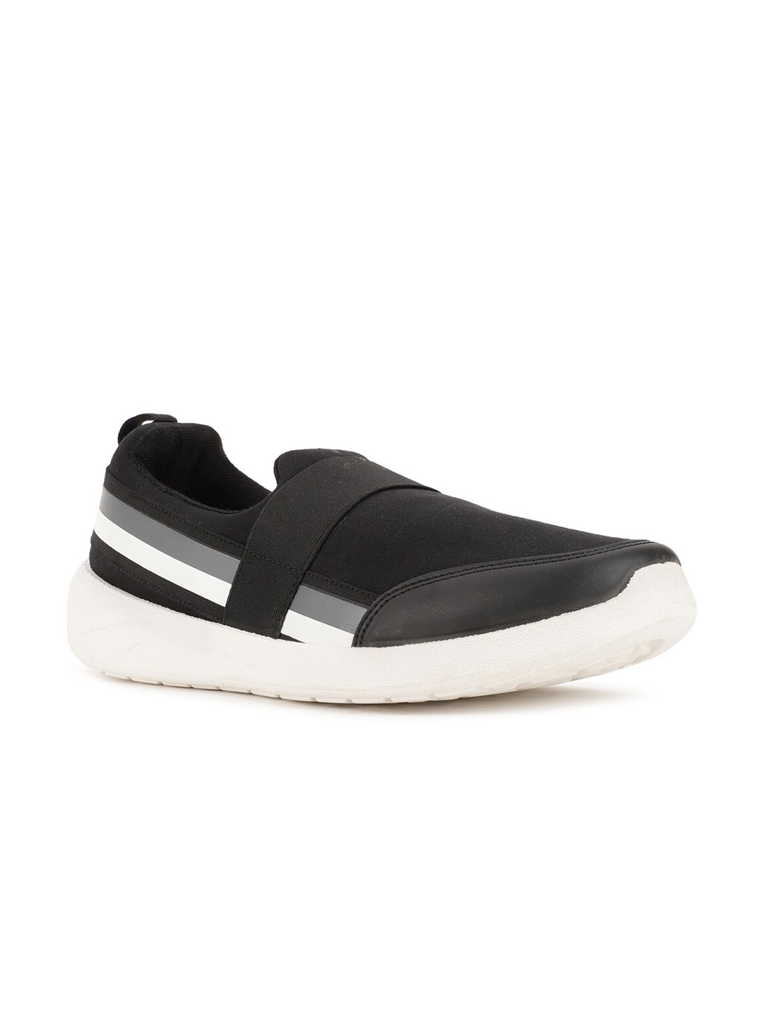 

Bata Men Brown Colourblocked PU Slip-On Sneakers